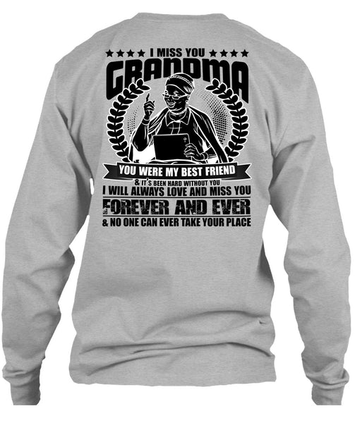 I Miss You Grandma T Shirt, I Love Nana T Shirt