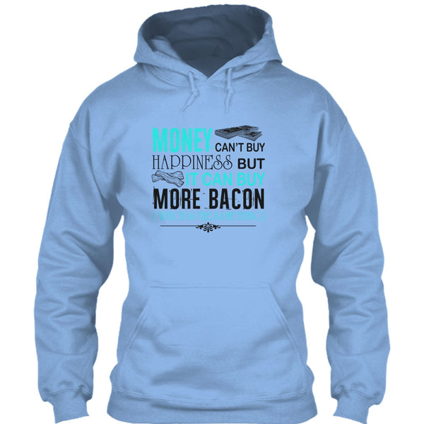 A black t-shirt with the shopify logo