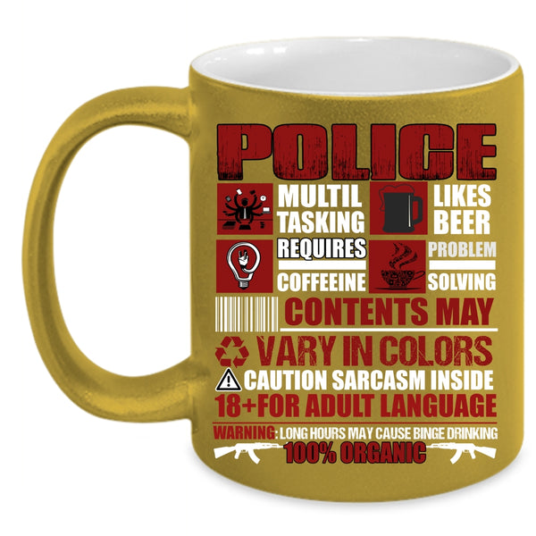 Police Coffee Mug, Awesome Gift For Policemans Coffee Cup