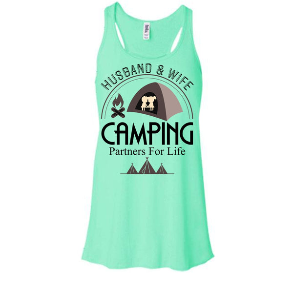 Husband & Wife T Shirt, Coolest Camping Couple T Shirt, Awesome t-shirts