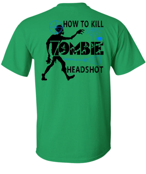 How To Kill Zombie Headshot T Shirt, Wait For Halloween T Shirt
