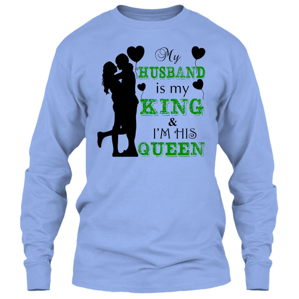 My Husband Is My King T Shirt, Gift For Wife T Shirt