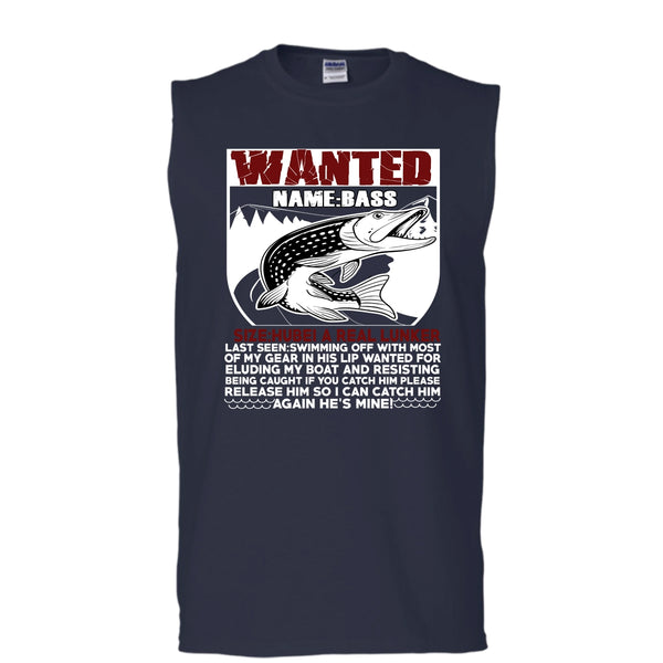 I Can Catch Him T Shirt, I Love Fishing T Shirt, Cool T Shirt (Men's Cotton Sleeveless)