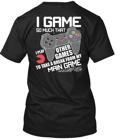 A black t-shirt with the shopify logo