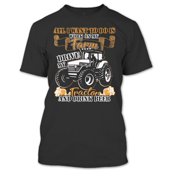 A black t-shirt with the shopify logo