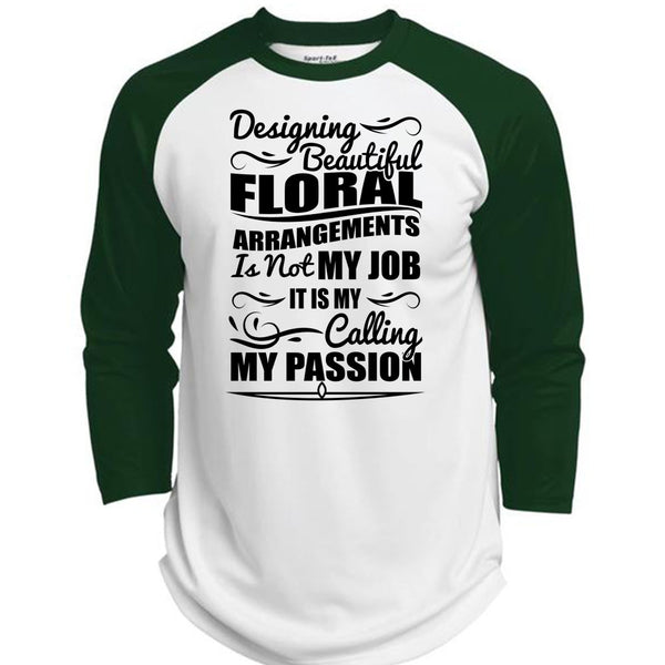 Designing Beautiful Floral T Shirt, I Love Designing T Shirt, Awesome T-Shirts  (Polyester Game Baseball Jersey)