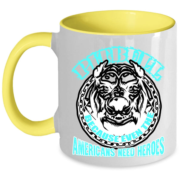 Cool Gift For Pitbull Owner Coffee Mug, Pitbull Accent Mug