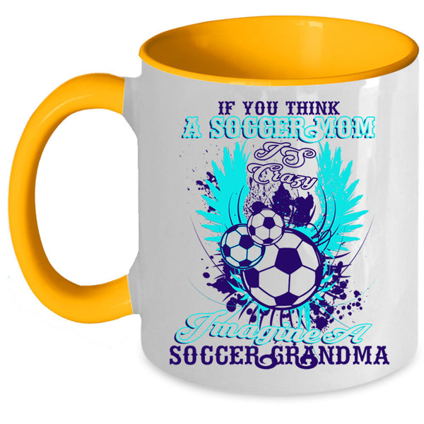 Soccer Grandma Coffee Mug, Soccer Mom Accent Mug