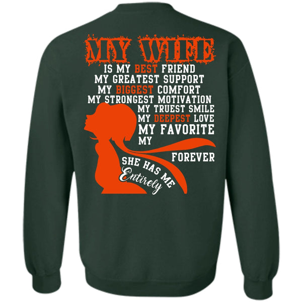 My Biggest Comfort T Shirt, I Love Wife Sweatshirt