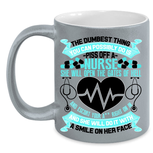 Awesome Gift For Nurse Coffee Mug, Funny Nurses Accent Mug
