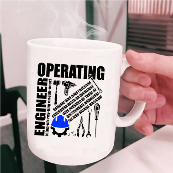 Cool Operating Engineer Coffee Mug, Operating Engineer Cup