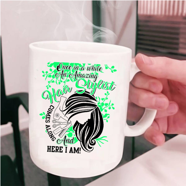 Cute Gift For Hairstylist Coffee Mug, Amazing Hair Stylist Cup
