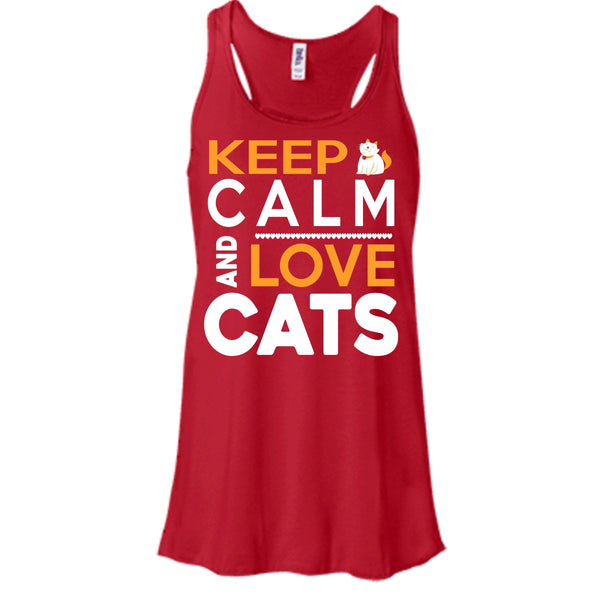 Keep Calm And Love Cat Shirt, Cool Cat Shirt
