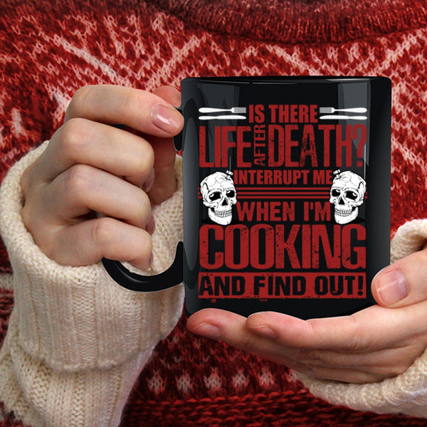 Don't Interrupt Me When I'm Cooking Coffee Mug, Funny Gift For Chefs Coffee Cup