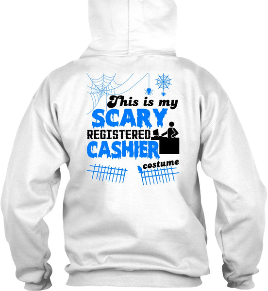 This Is My Scary Registered Cashier Costume T Shirt, Wait For Halloween T Shirt