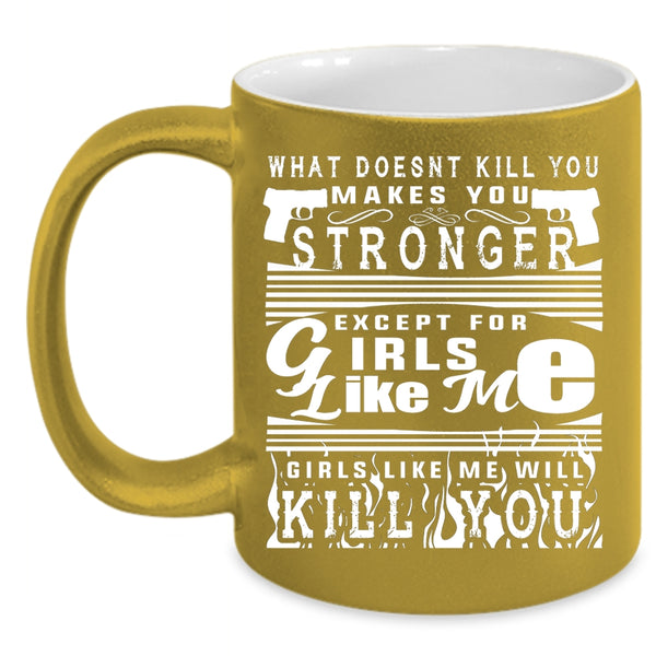 Strong Girls Coffee Mug, Awesome Gift For My Wife Coffee Cup