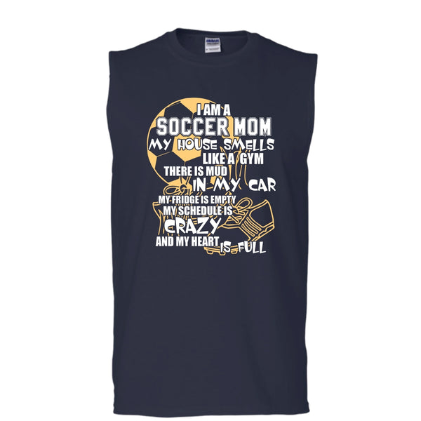 I'm A Soccer Mom T Shirt, Coolest Soccer Mom Tank Top (Men's Cotton Sleeveless)