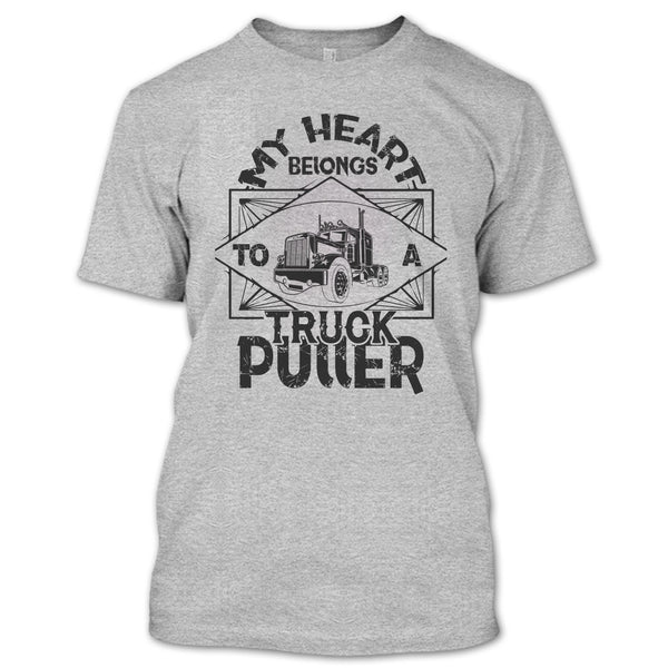 My Heart Belongs T Shirt, Coolest Trucker Ever T Shirt