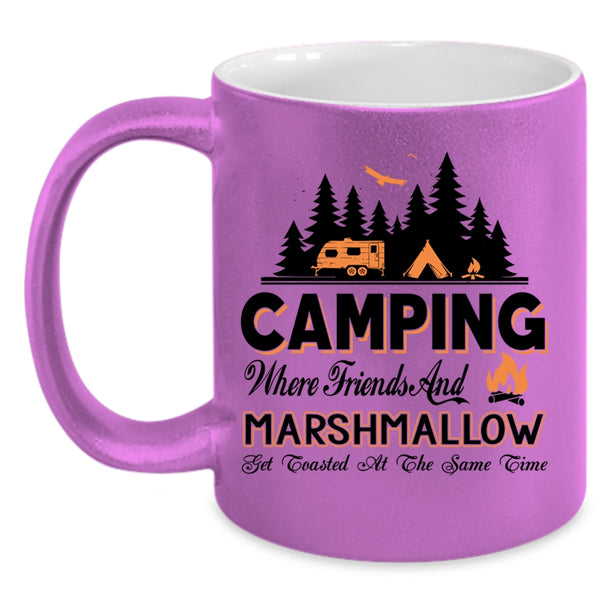 Best Gift For My Friends Coffee Mug, Camping Accent Mug