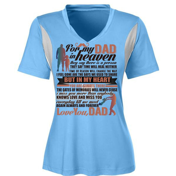 For My Dad In Heaven T Shirt, Love You Dad T Shirt
