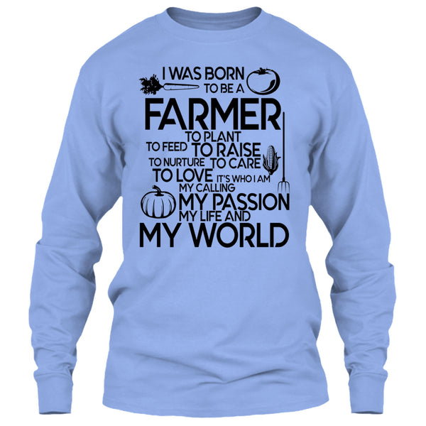 I Was Born To Be A Farmer T Shirt, I'm A Farmer T Shirt