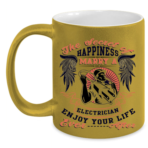 I Love Electrician Coffee Mug, Marry A Electrician Accent Mug