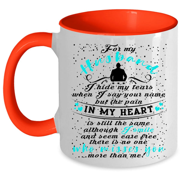 Cute Gift For My Wife Coffee Mug, For My Husband Accent Mug