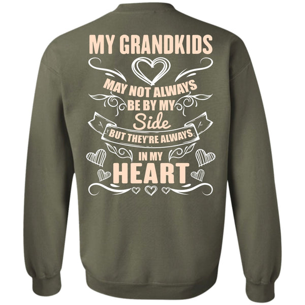 In My Heart T Shirt, I Love Grandkids Sweatshirt