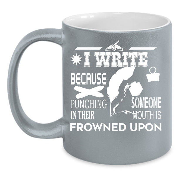 I Write Coffee Mug, I Love Writing Coffee Cup