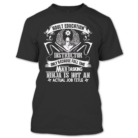 A black t-shirt with the shopify logo