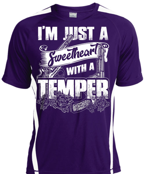 Sweetheart With A Temper T Shirt, Being A Hunter T Shirt, Cool Shirt