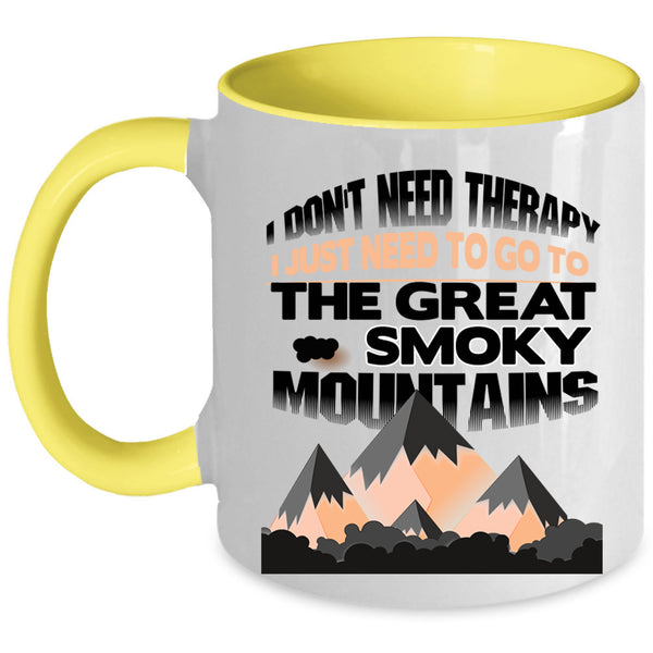 Outdoor Coffee Mug, Go To The Great Smoky Mountains Accent Mug