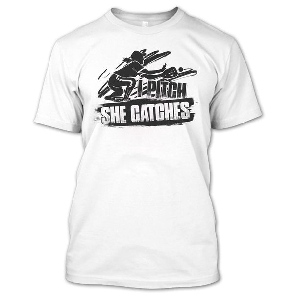 A black t-shirt with the shopify logo