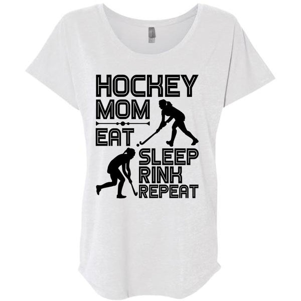 Hockey Mom Eat Sleep Rink Repeat T Shirt, I Love Hockey T Shirt, Awesome T-Shirts