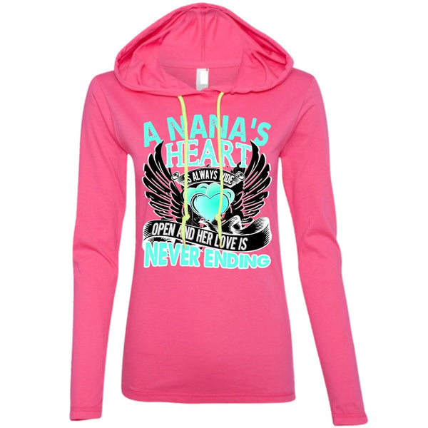 A Nana's Heart Is Always Wide T Shirt, I Love Nana T Shirt, Awesome T-Shirts