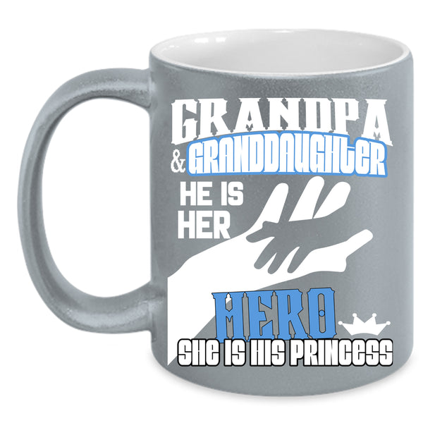 Grandpa And Granddaughter Coffee Mug, Best Grandpa Coffee Cup