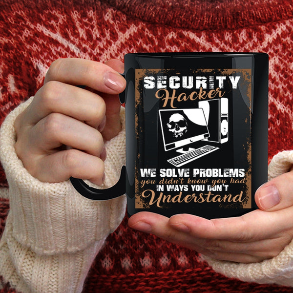 Security Hackers Coffee Mug, Cool Gift For Hackers Coffee Cup