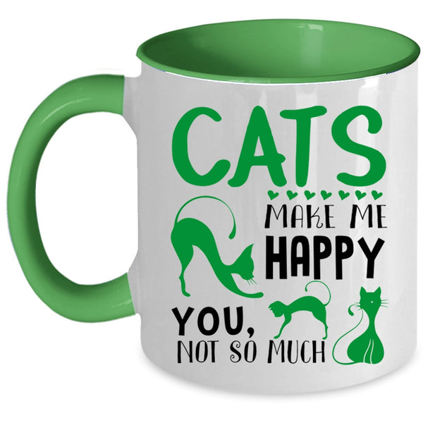 Cats Make Me Happy Mug, I Love My Cats Cup, Lovely Mug