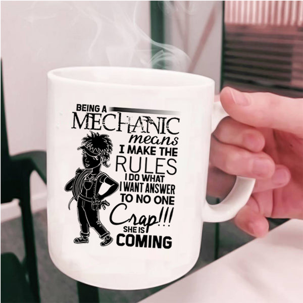 Cute Gift For Mechanics Coffee Mug, Being A Mechanic Cup