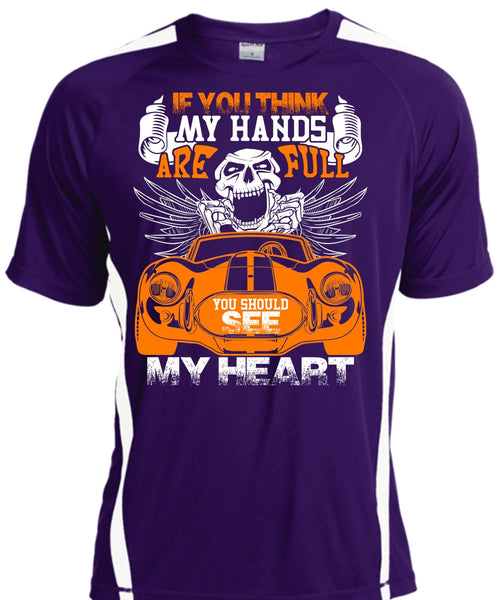You Should See My Heart T Shirt, My Hands Are Full T Shirt, Cool Shirt