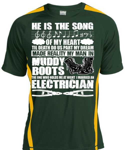I Married An Electrician T Shirt, He Is The Song T Shirt, Cool Shirt