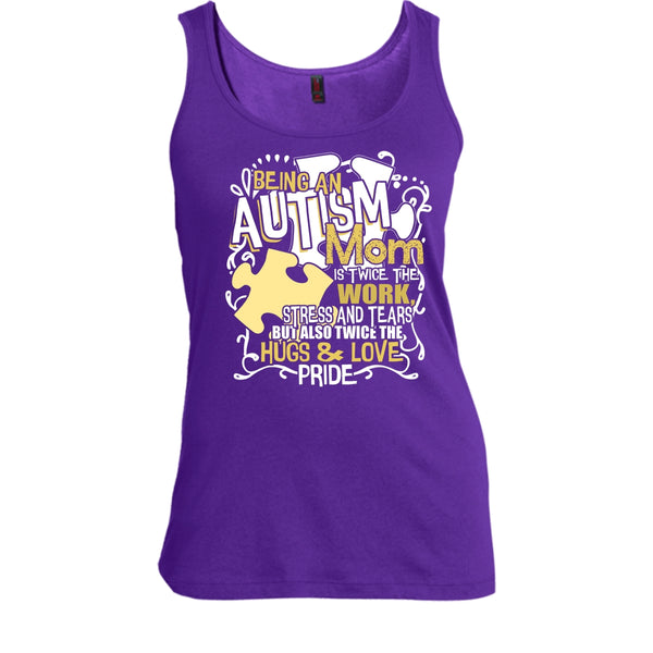 Being An Autism Mom T Shirt, I'm Autism Mom Tank Top