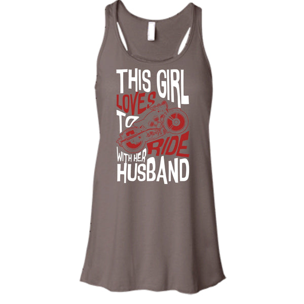 This Girl Loves To Ride With Her Husaband T Shirt, Rider T Shirt, Cool T Shirt