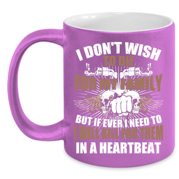 I Love My Family Coffee Mug, Awesome Gift For Gunner Coffee Cup