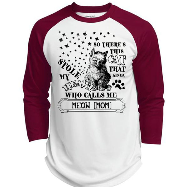 This Cat That Kinda Stole My Heart T Shirt, I Love My Life T Shirt, Awesome T-Shirts  (Polyester Game Baseball Jersey)