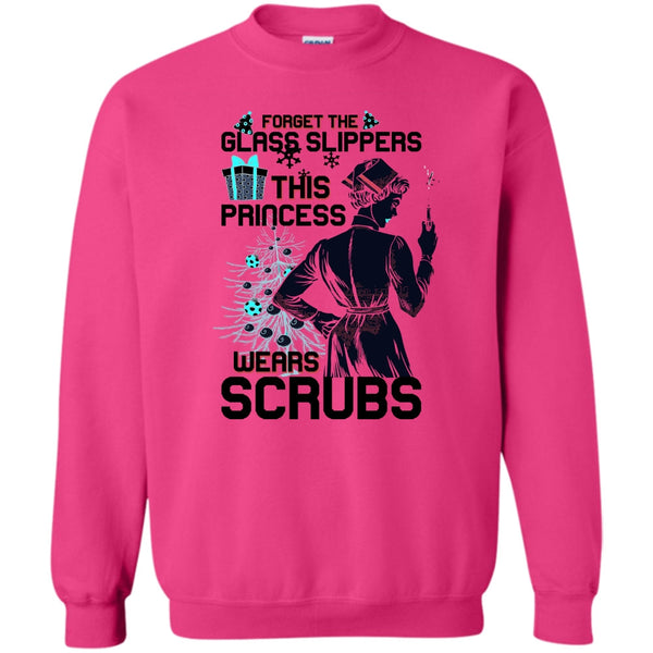 Coolest Nurse Merry Christmas T Shirt, Forget The Glass Slippers Sweatshirt