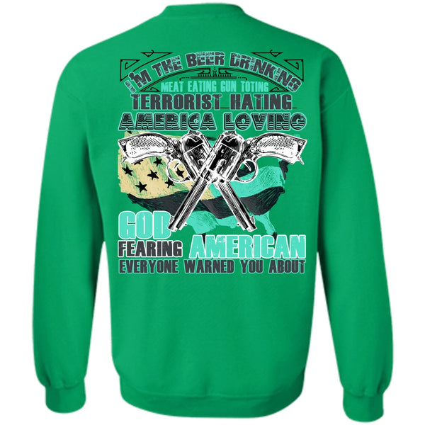 I Love Veteran T Shirt, God Fearing American Sweatshirt