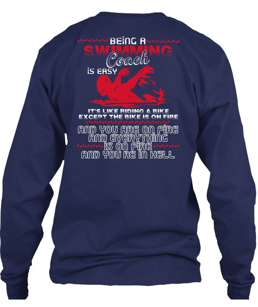 Being A Swimming Coach T Shirt, You're In Hell T Shirt
