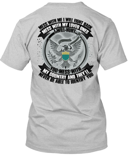 You Mess With My Country T Shirt, I Love Music T Shirt