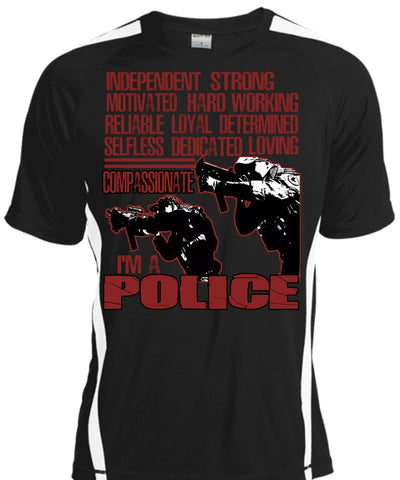 A black t-shirt with the shopify logo